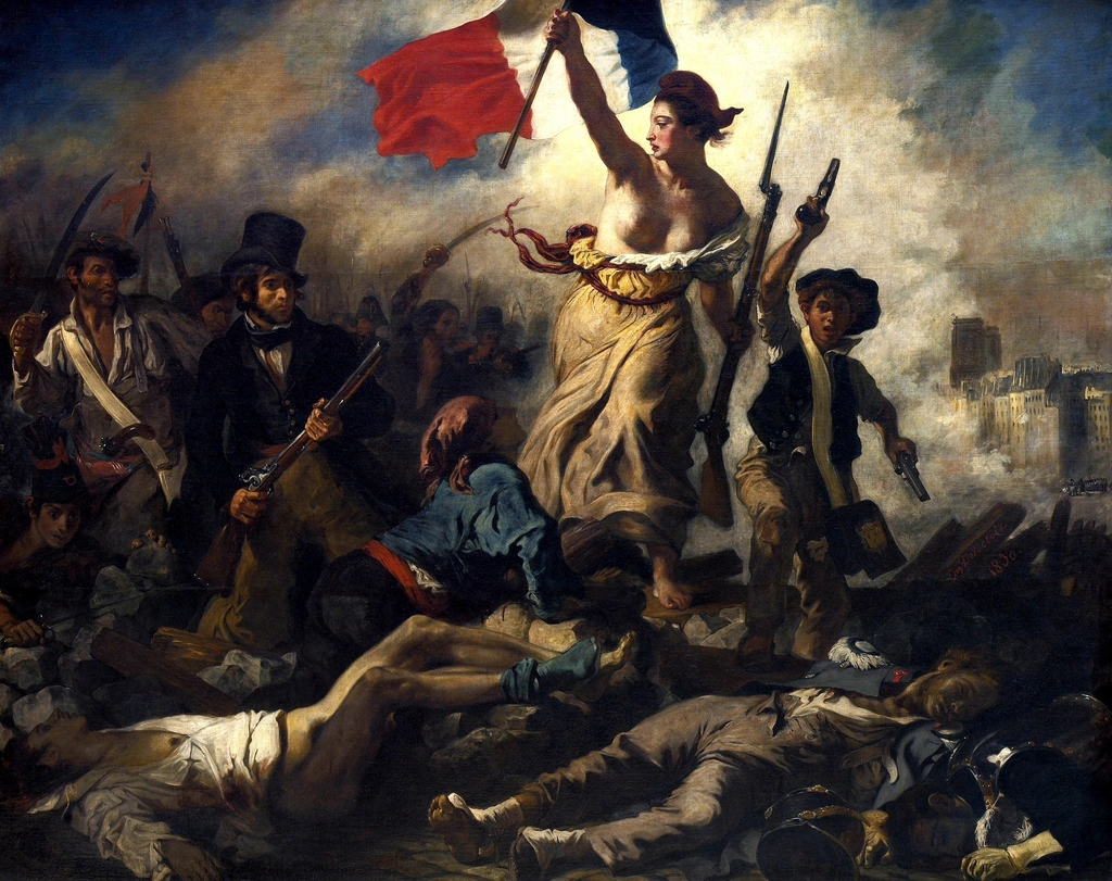 Liberty Leading the People (painting of the 1830 revolution in France)